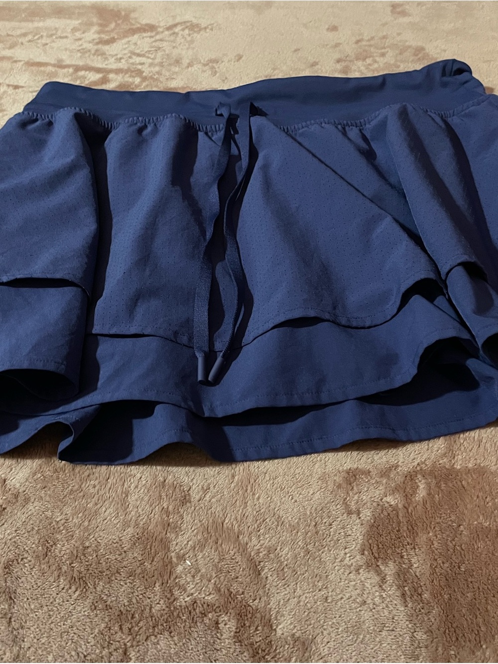 DSG Navy Blue Layered Athletic Skort
